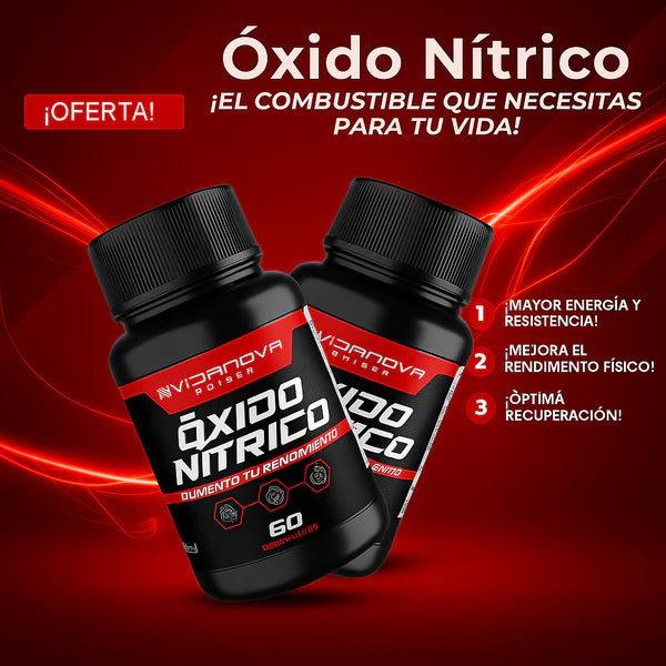 OXIDO NITRICO™ - 1000MG 60 CAPSULAS🔥