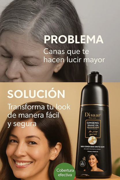 🌟Shampoo Anticanas Disaar - Formula con extractos Naturales 🍃
