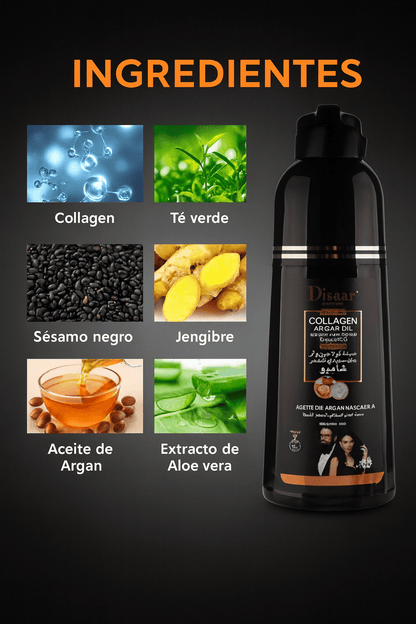 🌟Shampoo Anticanas Disaar - Formula con extractos Naturales 🍃