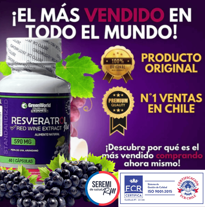 Resveratrol 100% Natural 590mg