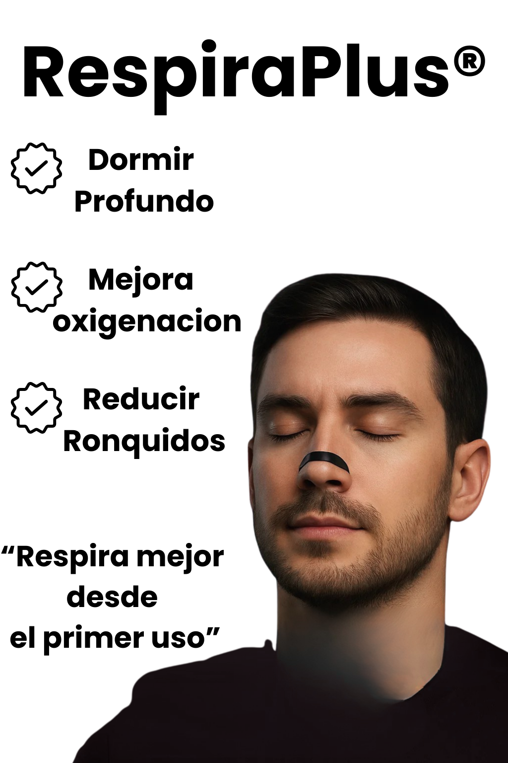 RespiradorPlus® Banda Nasal Magnetica ~ Elimina Ronquidos y Mejora tu Repiracion✨ KIT COMPLETO