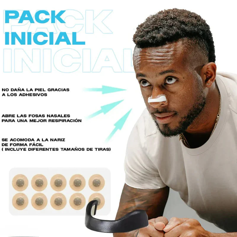 RespiradorPlus® Banda Nasal Magnetica ~ Elimina Ronquidos y Mejora tu Repiracion✨ KIT COMPLETO